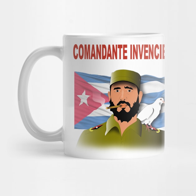 Fidel Castro T shirt coffe mug sticker magnet hoodie tank top by Elcaiman7